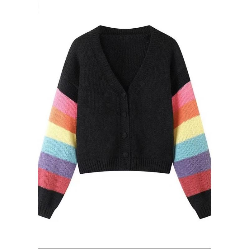 Весна и осень женский новый свободный милый короткий вязаный кардиган One Size чёрный
Весна и осень женский новый свободный милый короткий вязаный кардиган One Size чёрный