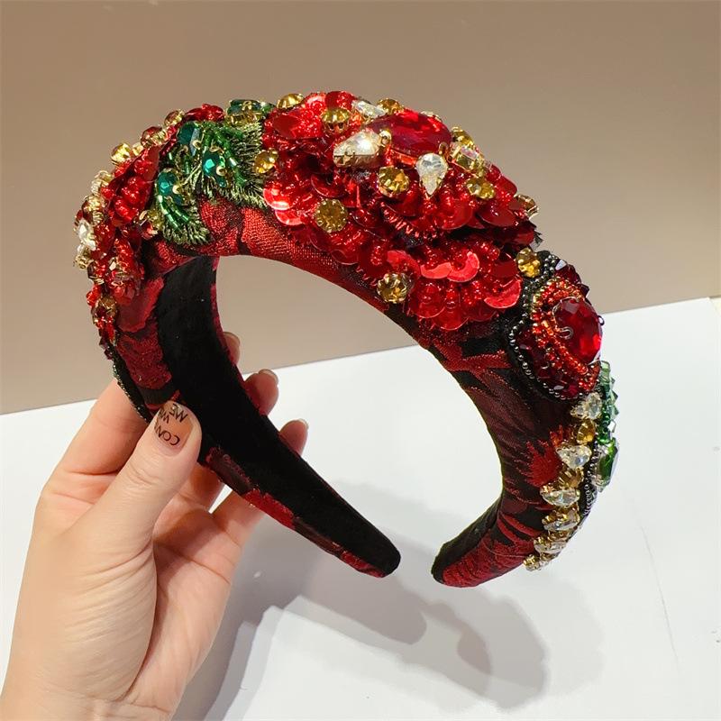 Sparkly Red Pink Crystal Gem Headbands Padded Diamante Rhinestone Bridal Hairbands For Women Luxury Wedding Hair Accessories
Sparkly Red Pink Crystal Gem Headbands Padded Diamante Rhinestone Bridal Hairbands For Women Luxury Wedding Hair Accessories