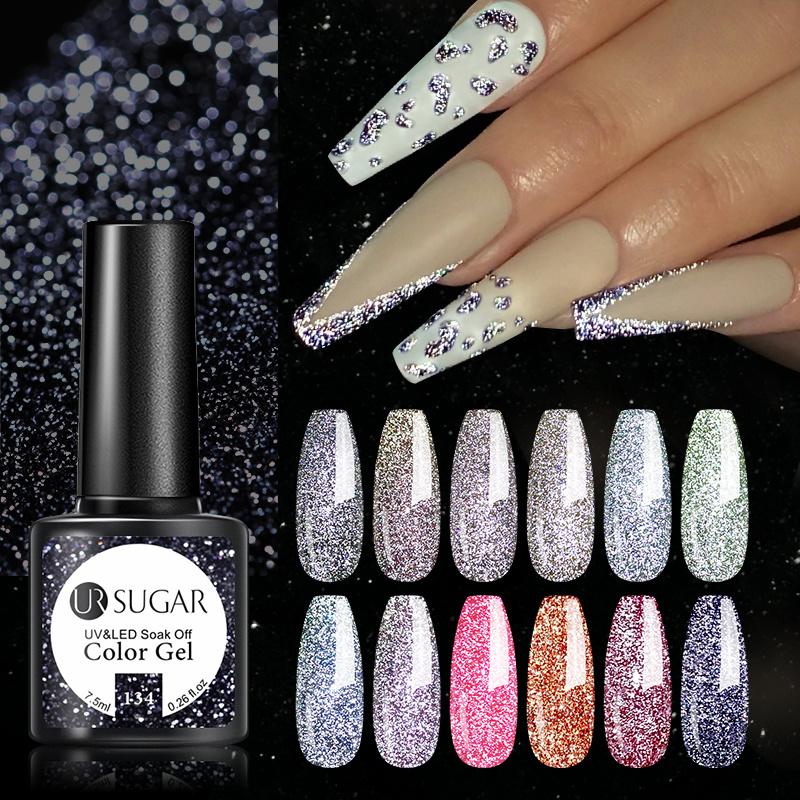 UR SUGAR 1 флакон 7,5 мл Светоотражающий блестящий цветной гель для ногтей Красочный DIY Украшение ногтей Замочить полупрозрачный УФ-светодиод
UR SUGAR 1 флакон 7,5 мл Светоотражающий блестящий цветной гель для ногтей Красочный DIY Украшение ногтей Замочить полупрозрачный УФ-светодиод