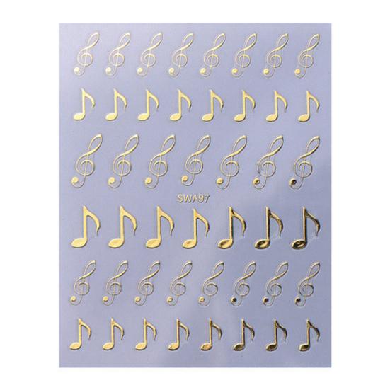 Music Note Nail Art Stickers Self-adhesive DIY Vintage English Letter Manicure Decoration Decals Women Nail Accessories for Home Salon
Music Note Nail Art Stickers Self-adhesive DIY Vintage English Letter Manicure Decoration Decals Women Nail Accessories for Home Salon
