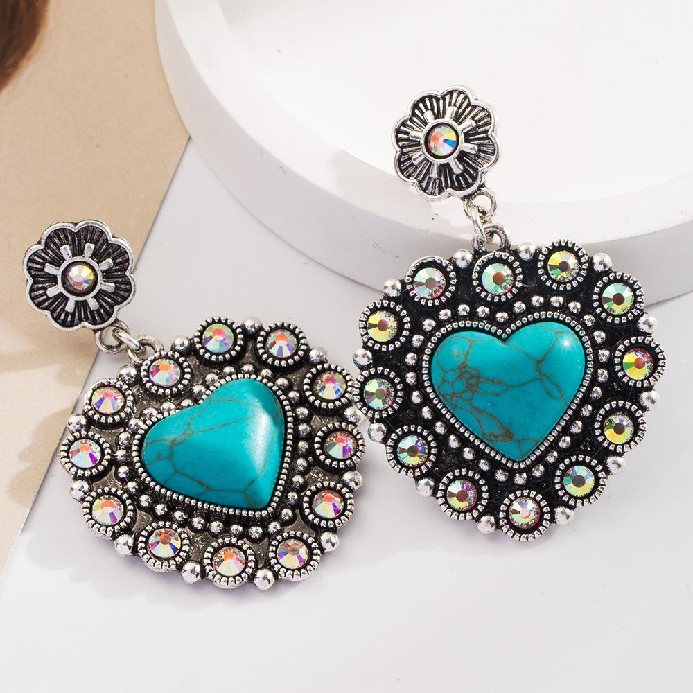 New Style Earrings Featuring Vintage Heart-shaped Pendants As Party Accessories Love - AB
New Style Earrings Featuring Vintage Heart-shaped Pendants As Party Accessories Love - AB