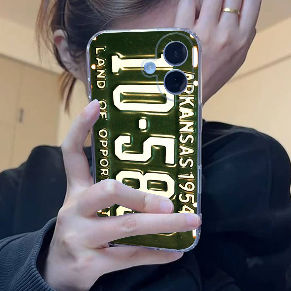 Retro Vintage License Plate Clear Silicone Soft TPU Phone Case For iphone 17 16 15 14 Plus 13 12 Mini 11 Pro Max Shell Capa iPhone 17
Retro Vintage License Plate Clear Silicone Soft TPU Phone Case For iphone 17 16 15 14 Plus 13 12 Mini 11 Pro Max Shell Capa iPhone 17
