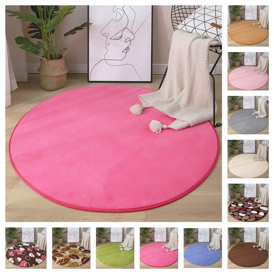 Newest Round Coral Velvet Carpet Color Water Absorption Sofa Carpet Memory Foam For Bedroom Living Room Children rug Yoga Mats 60x60cm
Newest Round Coral Velvet Carpet Color Water Absorption Sofa Carpet Memory Foam For Bedroom Living Room Children rug Yoga Mats 60x60cm