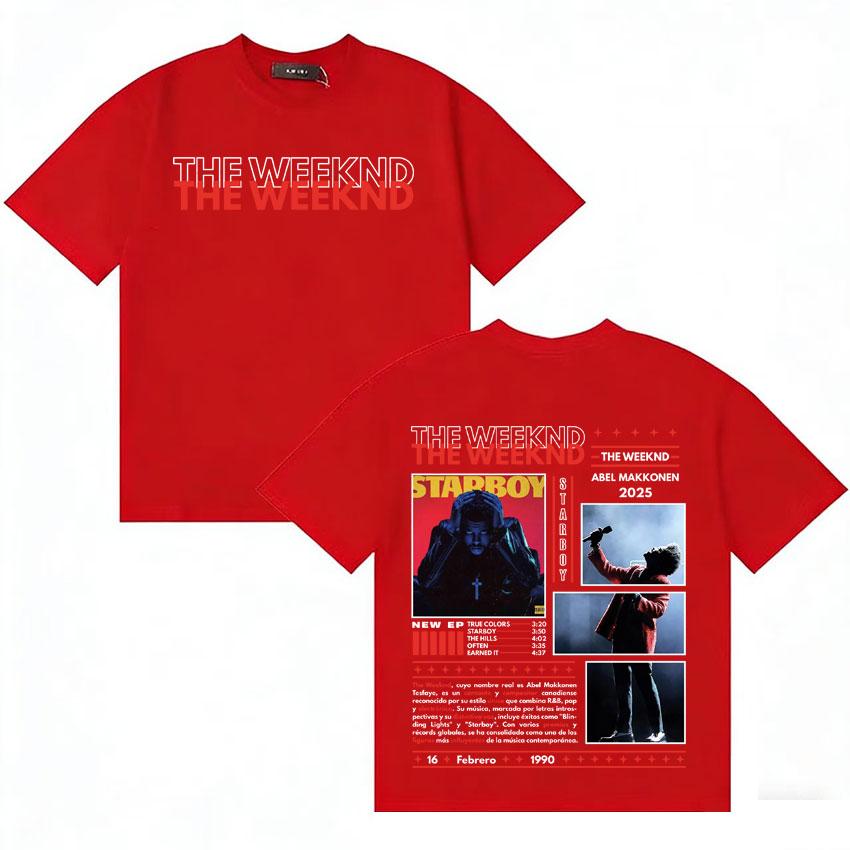 Rapper The Weeknd New Album Tour 2025 Print Tshirts Unisexs Double Sided Clothing Aesthetic Y2k Fashion Oversized Comfort T Shirt S
Rapper The Weeknd New Album Tour 2025 Print Tshirts Unisexs Double Sided Clothing Aesthetic Y2k Fashion Oversized Comfort T Shirt S