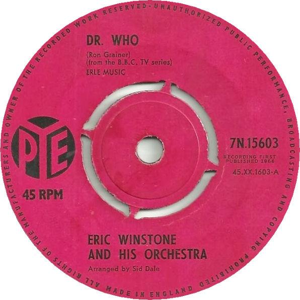 7inch Record ERIC WINSTONE & HIS ORCHESTRA - Dr. Who 7N15603 Pye Records 1964 UK Soundtracks & Musicals Used
7inch Record ERIC WINSTONE & HIS ORCHESTRA - Dr. Who 7N15603 Pye Records 1964 UK Soundtracks & Musicals Used