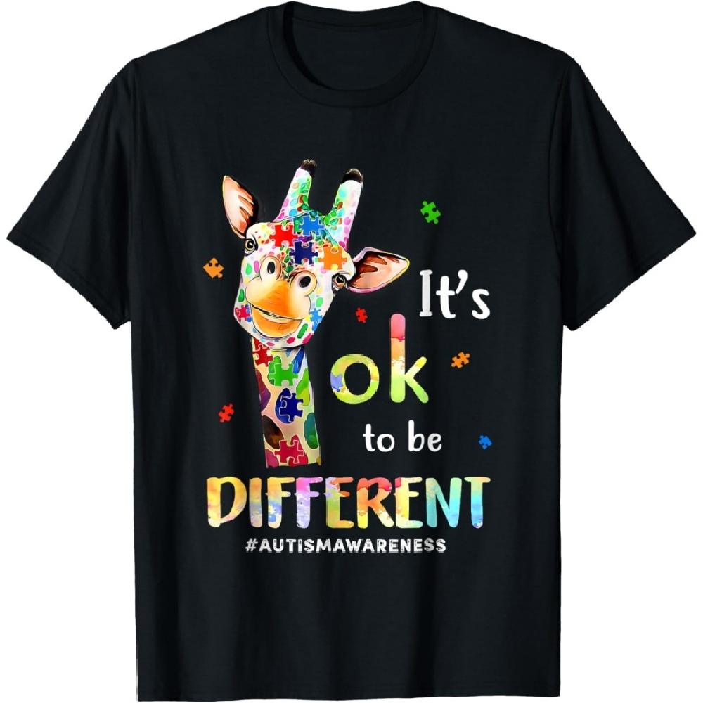 Autism Awareness Cute Giraffe Animal Its Ok To Be Different T-Shirt(1) XXXXXL чёрный
Autism Awareness Cute Giraffe Animal Its Ok To Be Different T-Shirt(1) XXXXXL чёрный