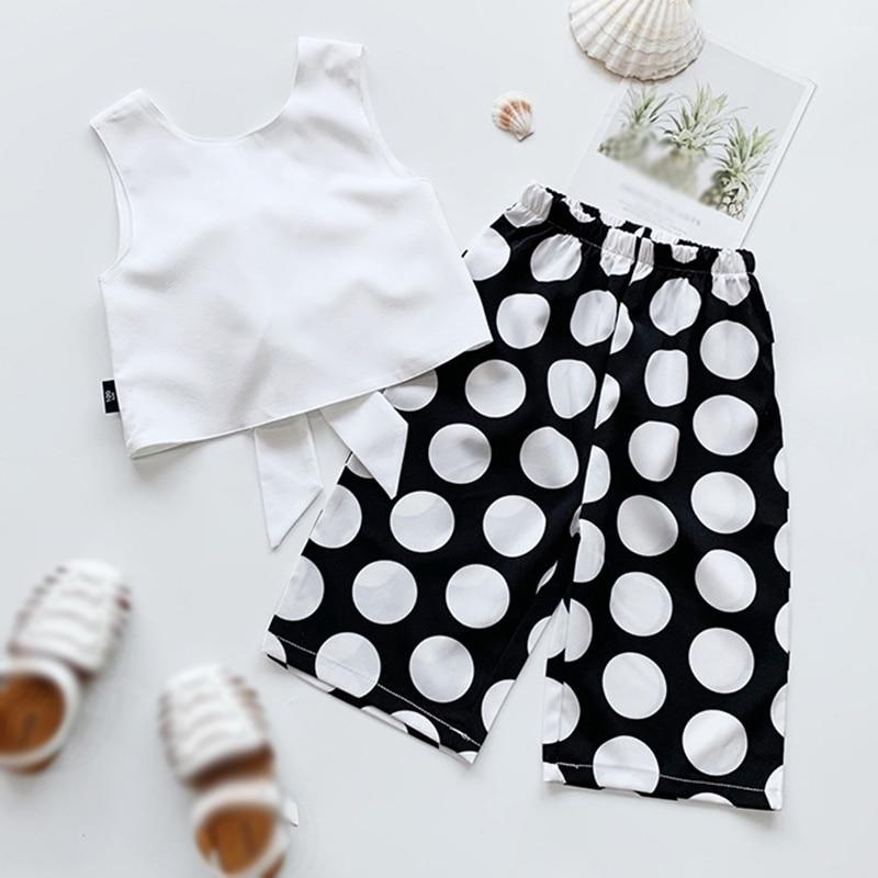 Жилет без рукавов Dots Baby, широкий брючный костюм, костюм из двух частей для девочек
Жилет без рукавов Dots Baby, широкий брючный костюм, костюм из двух частей для девочек