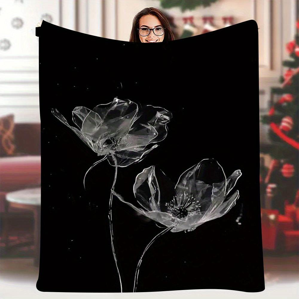 1pc Vintage Floral Single-Sided Printed Blanket 60x80 Inch - Dark Background with White Flowers, High-Quality Fabric 70x100cm28x39in
1pc Vintage Floral Single-Sided Printed Blanket 60x80 Inch - Dark Background with White Flowers, High-Quality Fabric 70x100cm28x39in