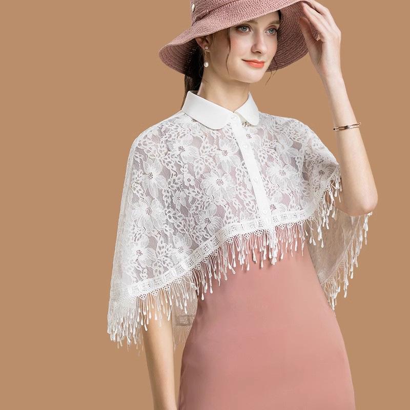 Весенняя ретро китайская шаль для женщин 2024 - Элегантный воротник ципао, кружевная атласная вставка, защита от солнца, идеально подходит к юбке - Белый One Size (80-130 jin) белый
Весенняя ретро китайская шаль для женщин 2024 - Элегантный воротник ципао, кружевная атласная вставка, защита от солнца, идеально подходит к юбке - Белый One Size (80-130 jin) белый