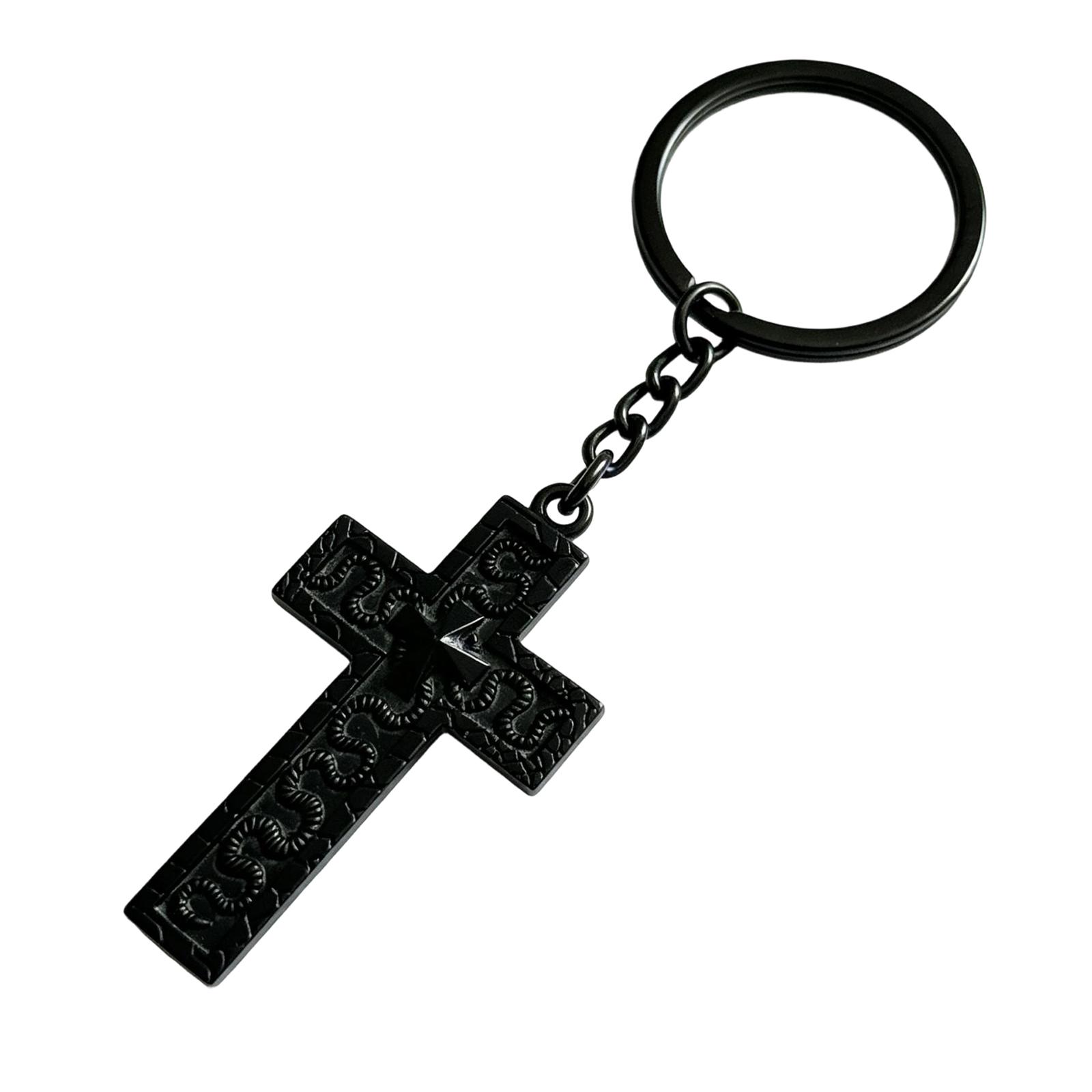 Fashionable Openable Crosses Pendant Keychain For Men And Women Craft Of Sturdy Metal Materials чорний
Fashionable Openable Crosses Pendant Keychain For Men And Women Craft Of Sturdy Metal Materials чорний