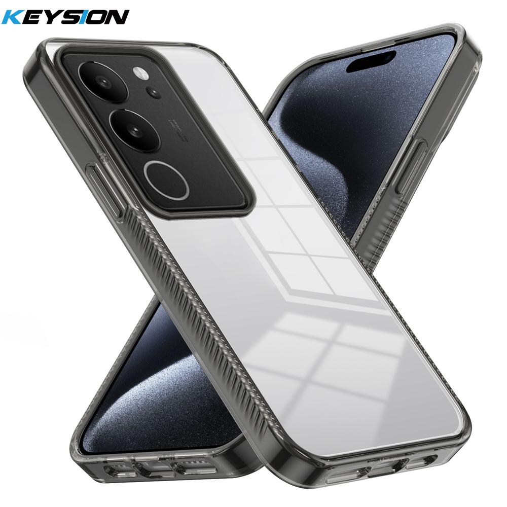 KEYSION Transparent Phone Case for VIVO V29 5G V29e Soft TPU+PC Anti-slip HD Clear Shockproof Phone Back Cover for VIVO V29e 5G for VIVO V29e 5G чистий
KEYSION Transparent Phone Case for VIVO V29 5G V29e Soft TPU+PC Anti-slip HD Clear Shockproof Phone Back Cover for VIVO V29e 5G for VIVO V29e 5G чистий