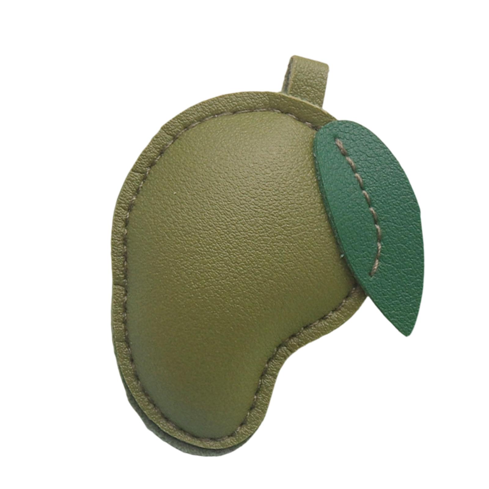 Practical Fashionable Key Holder Leather Fruit Keychain Creative Bag Charm Leather Texture for Students Professional зелёный
Practical Fashionable Key Holder Leather Fruit Keychain Creative Bag Charm Leather Texture for Students Professional зелёный