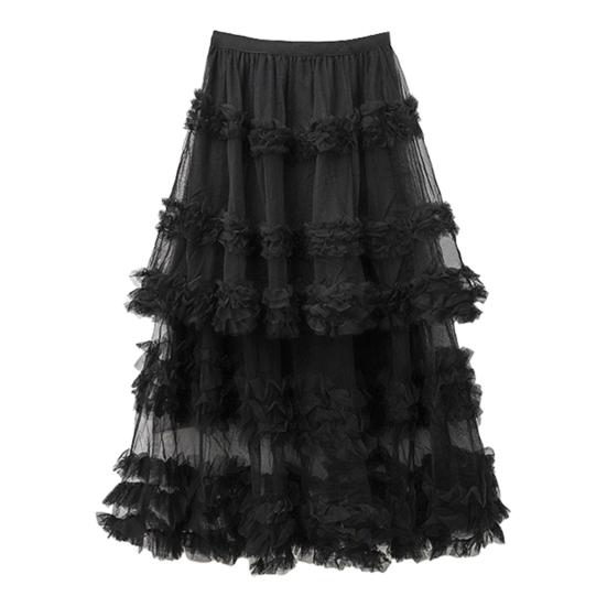 Жіноча багатошарова максі спідниця-тюль з високою талією, А-силует, з рюшами, балетна спідниця, сітчаста спідниця, багаторівнева, довга, повітряна, спідниця феї чорний
Жіноча багатошарова максі спідниця-тюль з високою талією, А-силует, з рюшами, балетна спідниця, сітчаста спідниця, багаторівнева, довга, повітряна, спідниця феї чорний