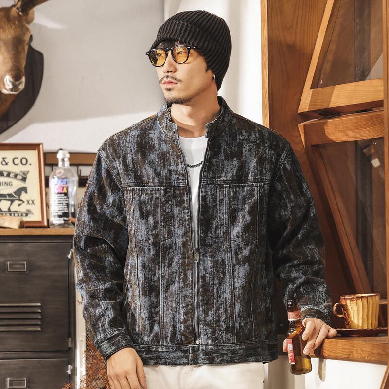 Мужская ретро джинсовая куртка с флокированным эффектом и потертостями Jieleinuo XL (145-160 lbs)
Мужская ретро джинсовая куртка с флокированным эффектом и потертостями Jieleinuo XL (145-160 lbs)