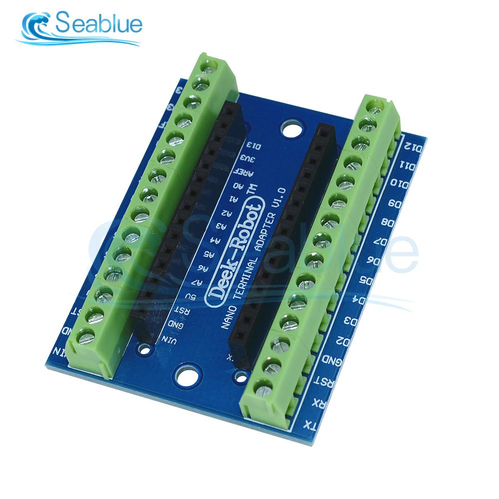 1Pcs NANO V3.0 3.0 Controller Terminal Adapter Expansion Board NANO IO Shield Simple Extension Plate For Arduino AVR ATMEGA328P зелений
1Pcs NANO V3.0 3.0 Controller Terminal Adapter Expansion Board NANO IO Shield Simple Extension Plate For Arduino AVR ATMEGA328P зелений