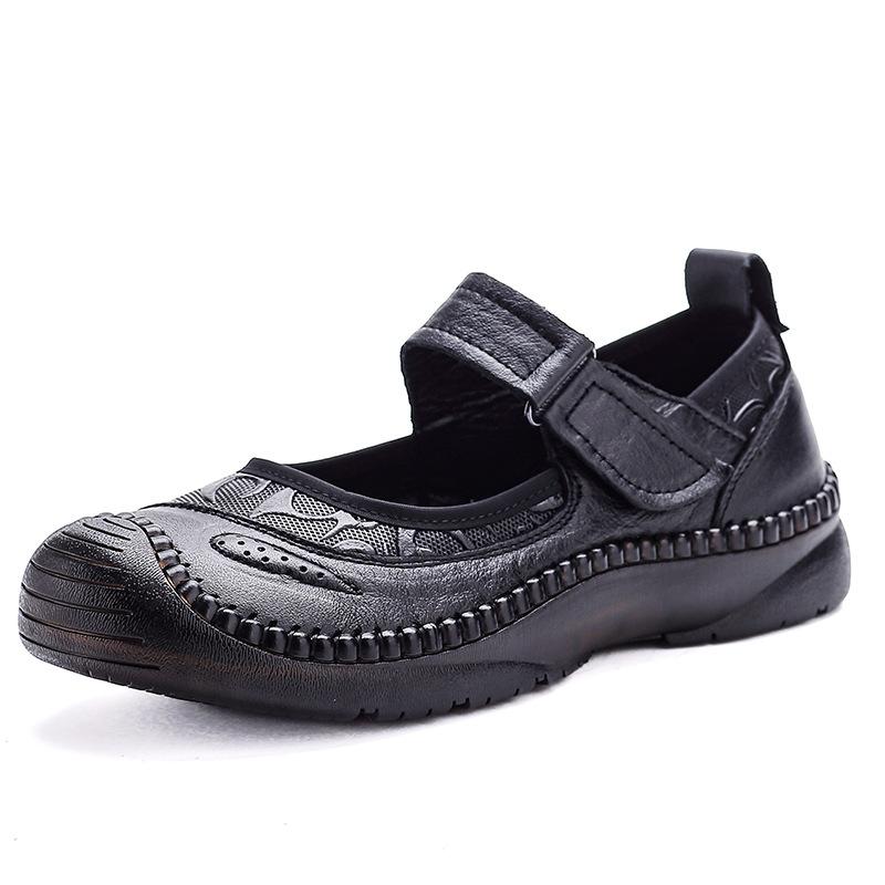 Leather Flats Women Durable Mary Jane Shoes Autumn Shallow Flats Ladies Anti Kick Moccasins Female Brown Flats 41 чорний
Leather Flats Women Durable Mary Jane Shoes Autumn Shallow Flats Ladies Anti Kick Moccasins Female Brown Flats 41 чорний