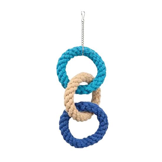 Hamster Climbing Rope Toy Bird Swing Cage Accessory Bright Colors Anti-Biting Hanging Glider Pet Toy with Hooks Handmade Teething B
Hamster Climbing Rope Toy Bird Swing Cage Accessory Bright Colors Anti-Biting Hanging Glider Pet Toy with Hooks Handmade Teething B