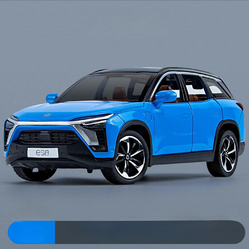 1:24 NIO ES8 L9 Alloy Miniature Toy Car Model Diecast Sound Light Pull Back Doors Opened New Energy Vehicles Collection Kids Toy
1:24 NIO ES8 L9 Alloy Miniature Toy Car Model Diecast Sound Light Pull Back Doors Opened New Energy Vehicles Collection Kids Toy