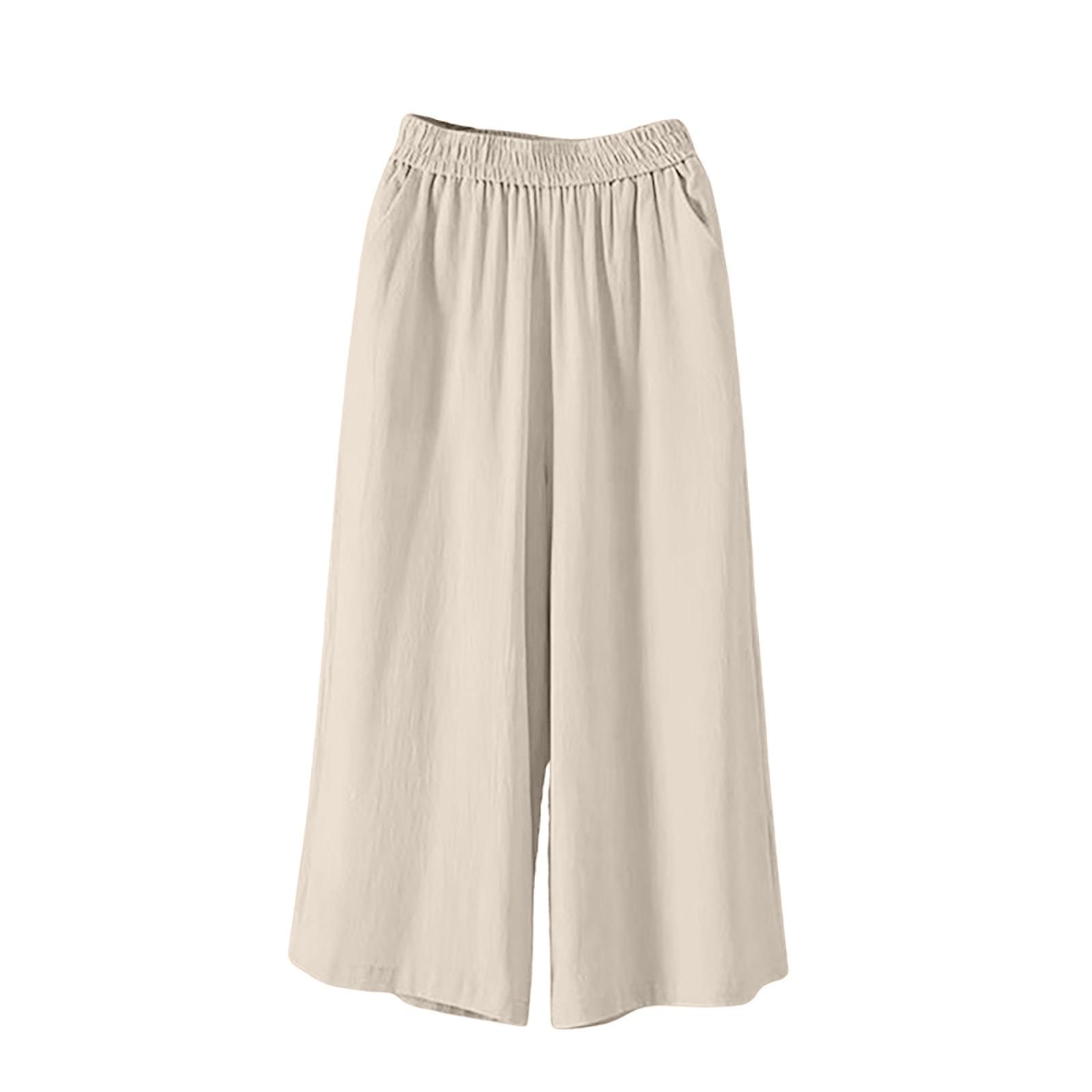 Women s Lightweight High Waisted Wide Leg Pants with Pockets Perfect Casual Loose Cropped Trousers for Everyday Comfort M
Women s Lightweight High Waisted Wide Leg Pants with Pockets Perfect Casual Loose Cropped Trousers for Everyday Comfort M