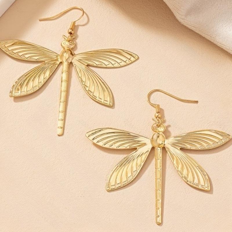 Personalized Punk Style Dragonfly Pendant Earrings, Women s Fashion Trend Holiday Party Accessories Zircon Gifts
Personalized Punk Style Dragonfly Pendant Earrings, Women s Fashion Trend Holiday Party Accessories Zircon Gifts