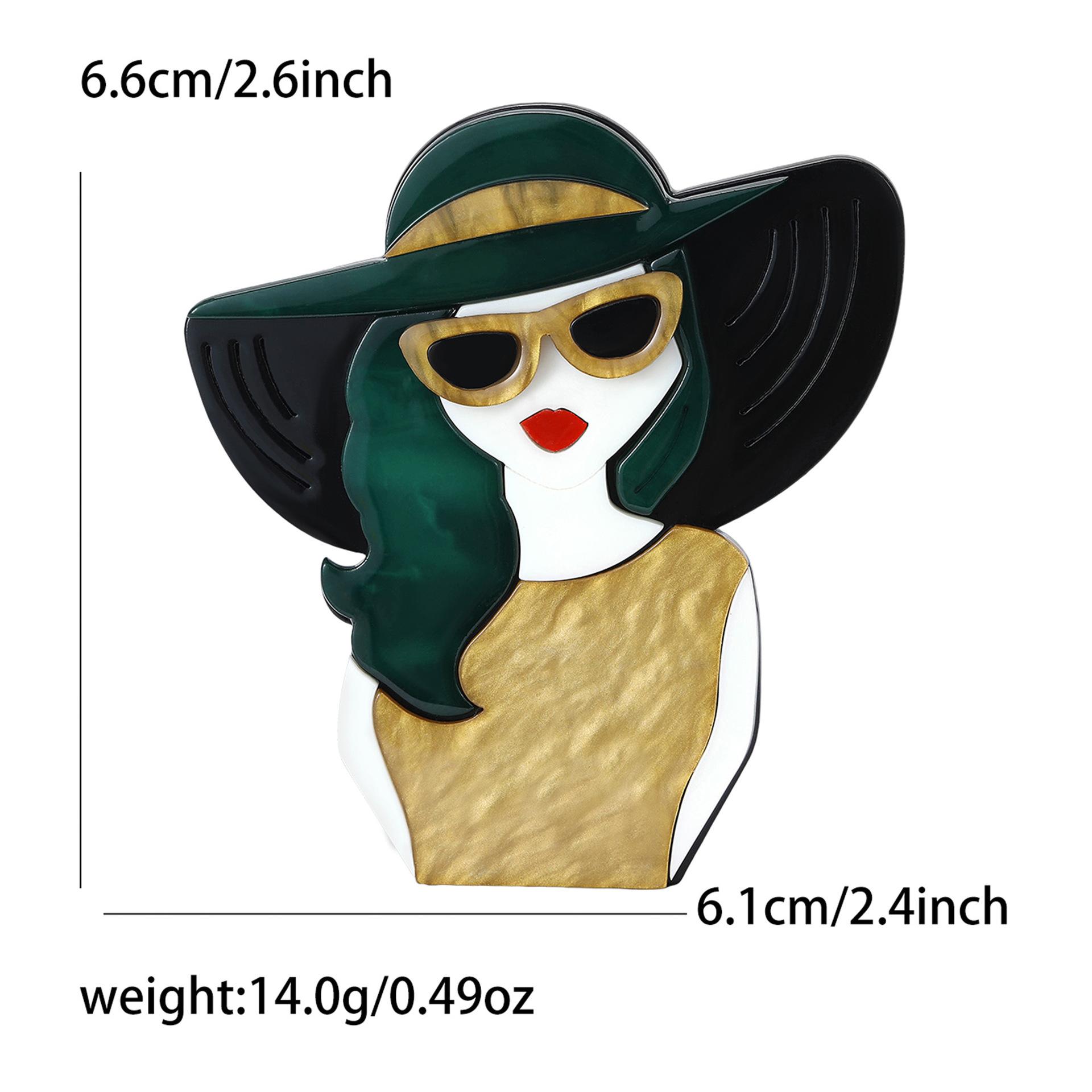 Acrylic Brooch Creative Clothing Brooch Diy Accessories Lapel Pins
Acrylic Brooch Creative Clothing Brooch Diy Accessories Lapel Pins