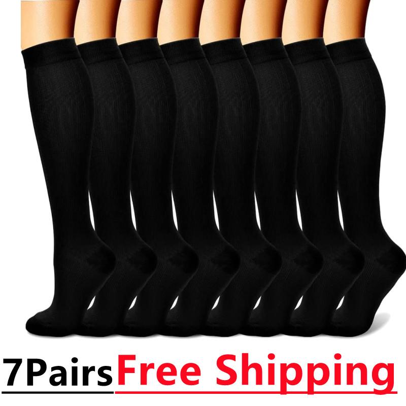 3/67 Pair Compression Stocking Women Men Knee High Pregnant Edema Diabetes Varicose Veins Running Travel Sport Compression Socks S-M
3/67 Pair Compression Stocking Women Men Knee High Pregnant Edema Diabetes Varicose Veins Running Travel Sport Compression Socks S-M