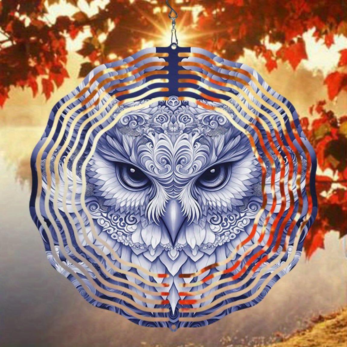 Metal Wind Spinner with 360 Rotating Hook No Power Needed Owl Design Outdoor Garden Decor for Yard Patio Balcony
Metal Wind Spinner with 360 Rotating Hook No Power Needed Owl Design Outdoor Garden Decor for Yard Patio Balcony