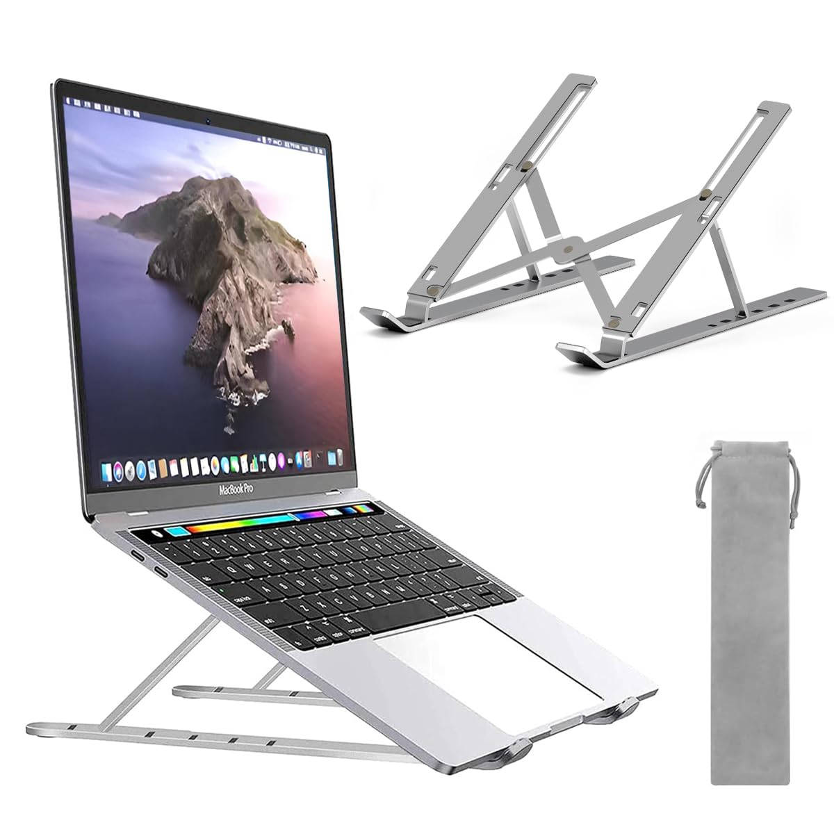 Ailiss Pro Подставка для ноутбука из алюминия с 7 уровнями высоты, совместимая с ПК и Mac, складная, из сплава и регулируемая, противоскользящая, подставка, (Серебряный)
Ailiss Pro Подставка для ноутбука из алюминия с 7 уровнями высоты, совместимая с ПК и Mac, складная, из сплава и регулируемая, противоскользящая, подставка, (Серебряный)