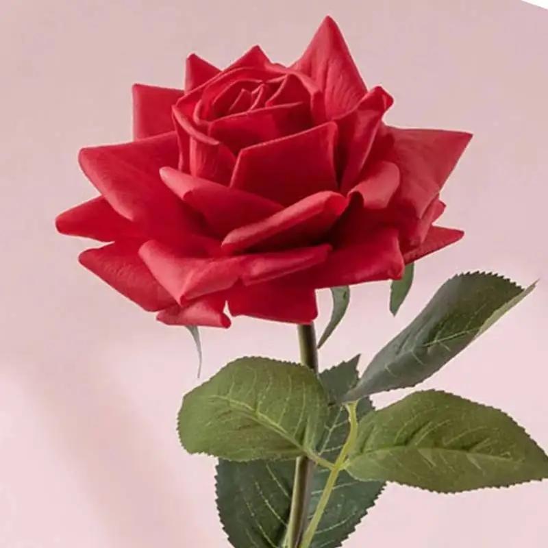 4Pcs Moisturizing Artificial Rose Flowers Real Touch Rose Weding Decor Flower Bridal Bouquet Party Home Decoration Photo Props
4Pcs Moisturizing Artificial Rose Flowers Real Touch Rose Weding Decor Flower Bridal Bouquet Party Home Decoration Photo Props