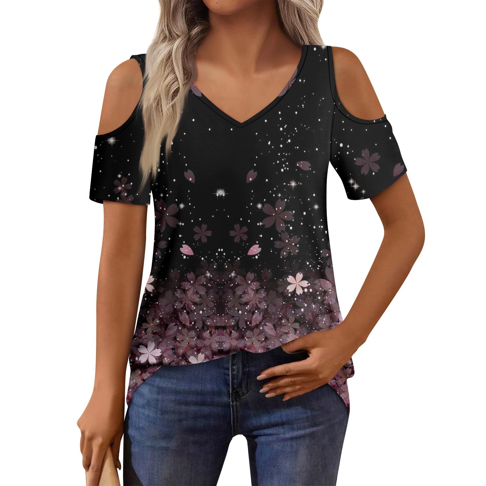 Жіноча футболка Елегантна повсякденна сорочка з принтом з короткими рукавами Літній топ вільного крою XXXL рожевий
Жіноча футболка Елегантна повсякденна сорочка з принтом з короткими рукавами Літній топ вільного крою XXXL рожевий