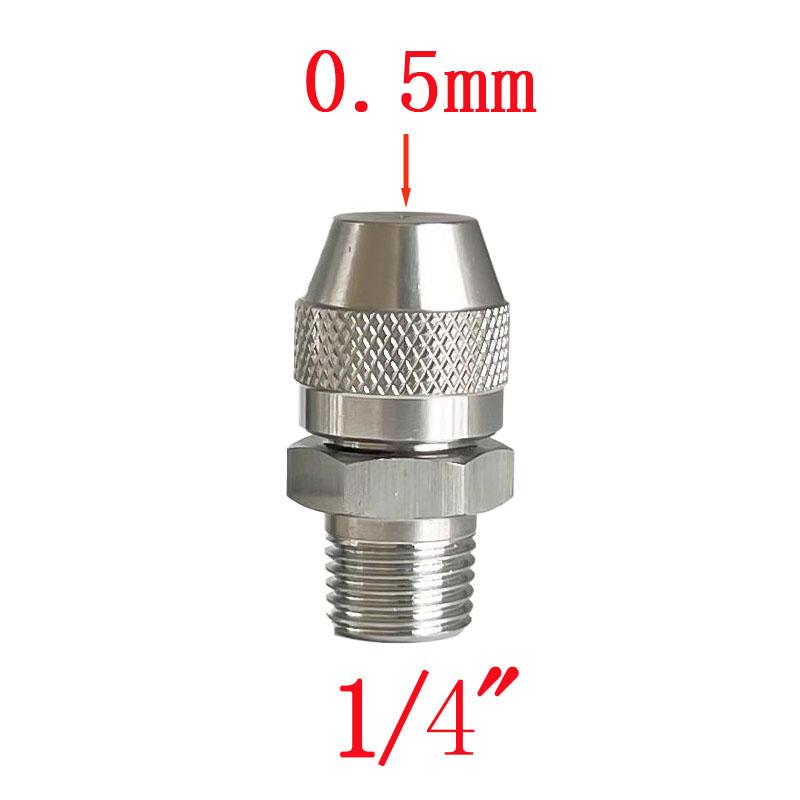 1/4 Male/Female Thread 0.5-0.8mm Adjustable Garden Irrigation Cooling Watering Misting Nozzles 0.5mm
1/4 Male/Female Thread 0.5-0.8mm Adjustable Garden Irrigation Cooling Watering Misting Nozzles 0.5mm