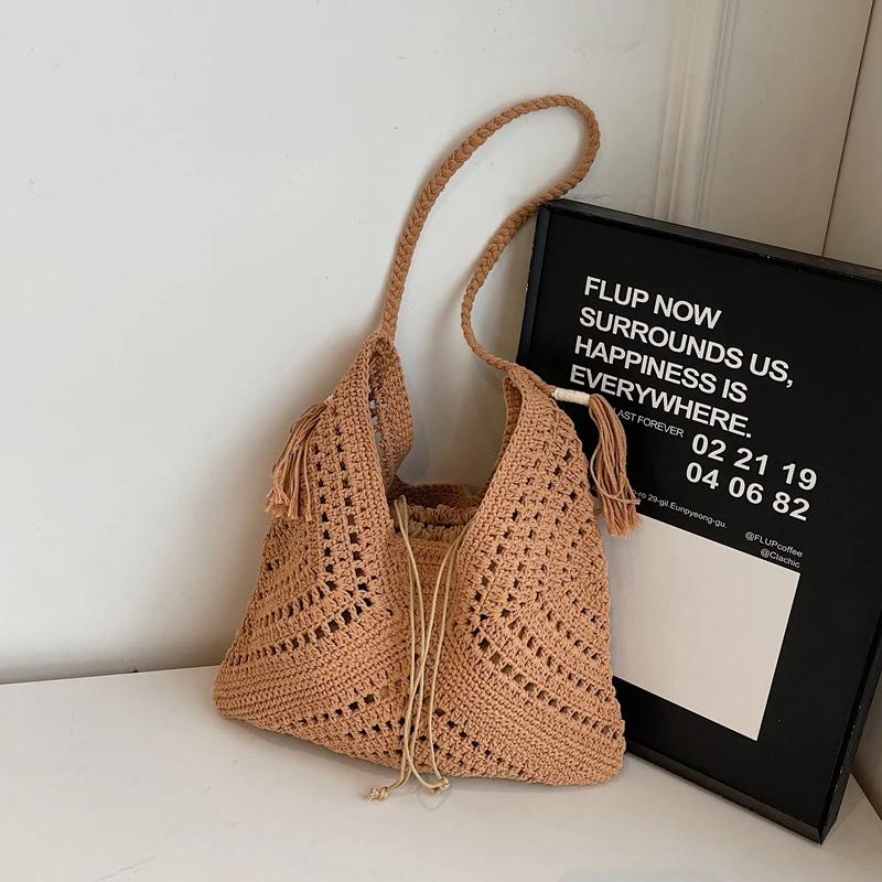 Crochet 2-IN-1 Shoulder Bag Set For Women Raffia Boho Rattan Summer Beach Vacation Tote Bags Knitted Design Handbags Female 2025 33x34x1cm хаки
Crochet 2-IN-1 Shoulder Bag Set For Women Raffia Boho Rattan Summer Beach Vacation Tote Bags Knitted Design Handbags Female 2025 33x34x1cm хаки
