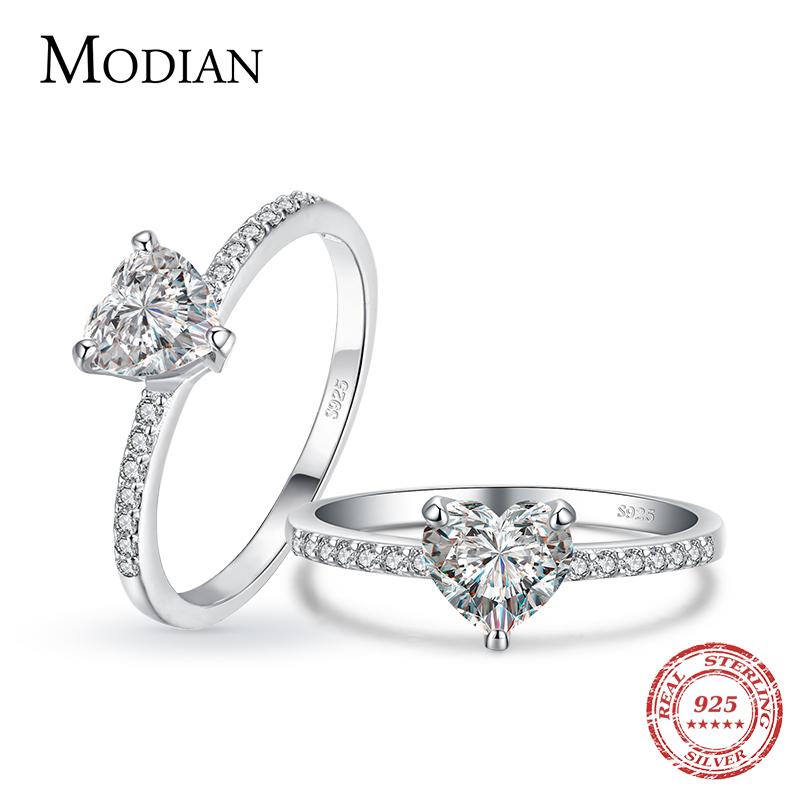 Sparkling 925 Sterling Silver Heart 1CT Clear CZ Finger Rings For Women Classic Luxury Wedding Accessories Jewelry GIFT 5
Sparkling 925 Sterling Silver Heart 1CT Clear CZ Finger Rings For Women Classic Luxury Wedding Accessories Jewelry GIFT 5