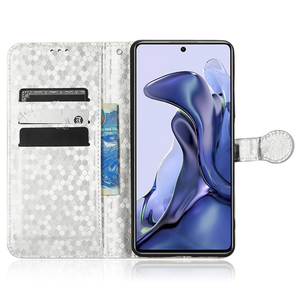 For Xiaomi 11T 5G/11T Pro 5G PU Leather Flip Phone Cover Dot Pattern Imprinted Wallet Stand Magnetic Phone Case with Strap Silver
For Xiaomi 11T 5G/11T Pro 5G PU Leather Flip Phone Cover Dot Pattern Imprinted Wallet Stand Magnetic Phone Case with Strap Silver