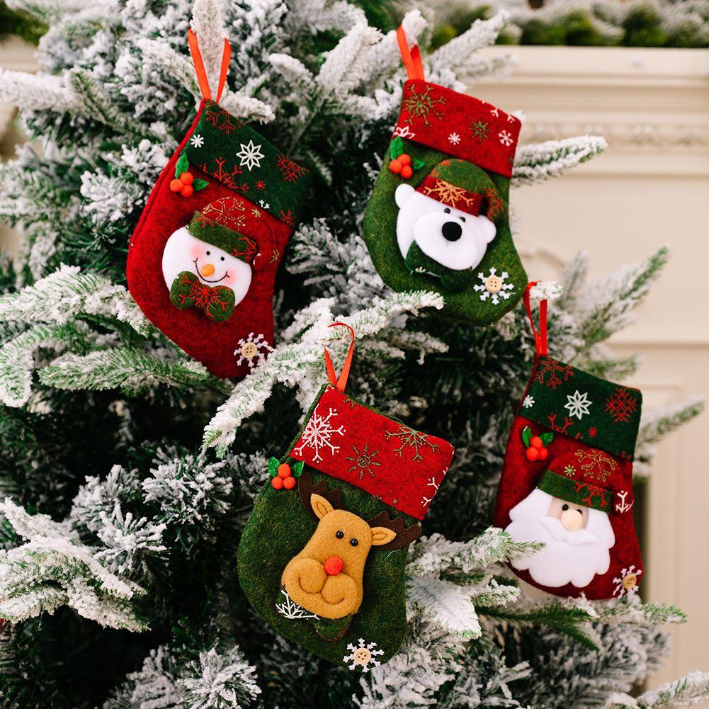Christmas Stocking Mini Socks Pendant Xmas Tree Hanging Ornaments Santa Claus Snowman For Household Party Holiday DIY Decoration
Christmas Stocking Mini Socks Pendant Xmas Tree Hanging Ornaments Santa Claus Snowman For Household Party Holiday DIY Decoration