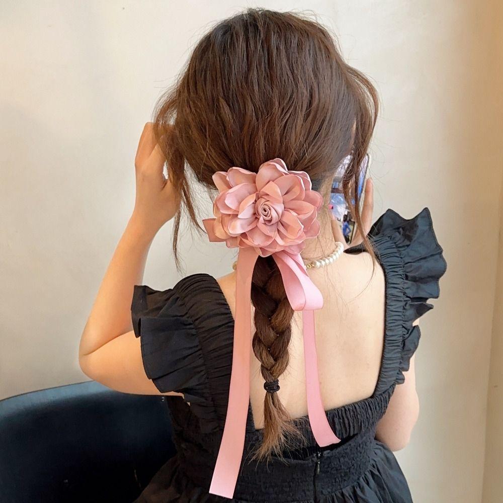 Rose Flower Flower Hair Rope Cloth Necklace Sweet Ribbon Hair Tie Ponytail Holder
Rose Flower Flower Hair Rope Cloth Necklace Sweet Ribbon Hair Tie Ponytail Holder