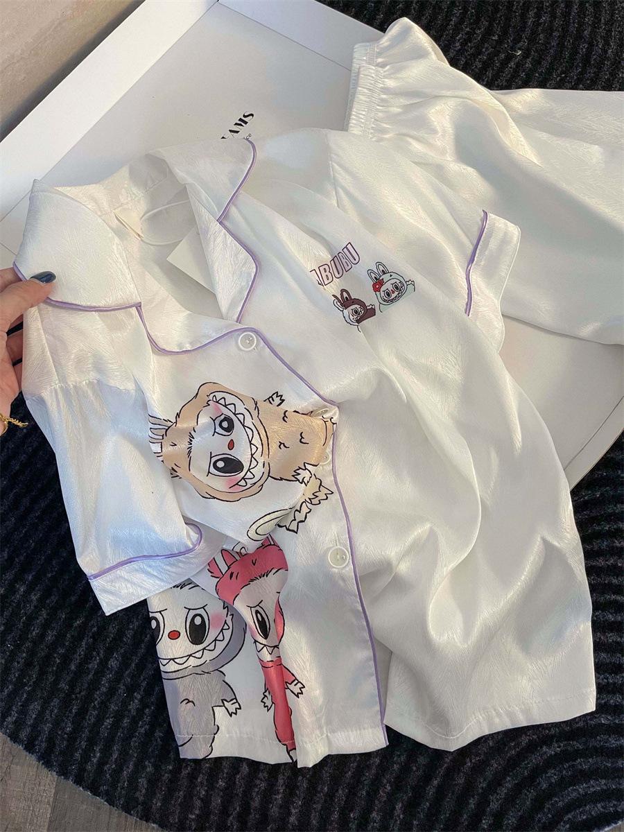 Japanese cartoon new rabub pajamas women s short-sleeved shorts ins wind can be worn outside loungewear two-piece set S
Japanese cartoon new rabub pajamas women s short-sleeved shorts ins wind can be worn outside loungewear two-piece set S
