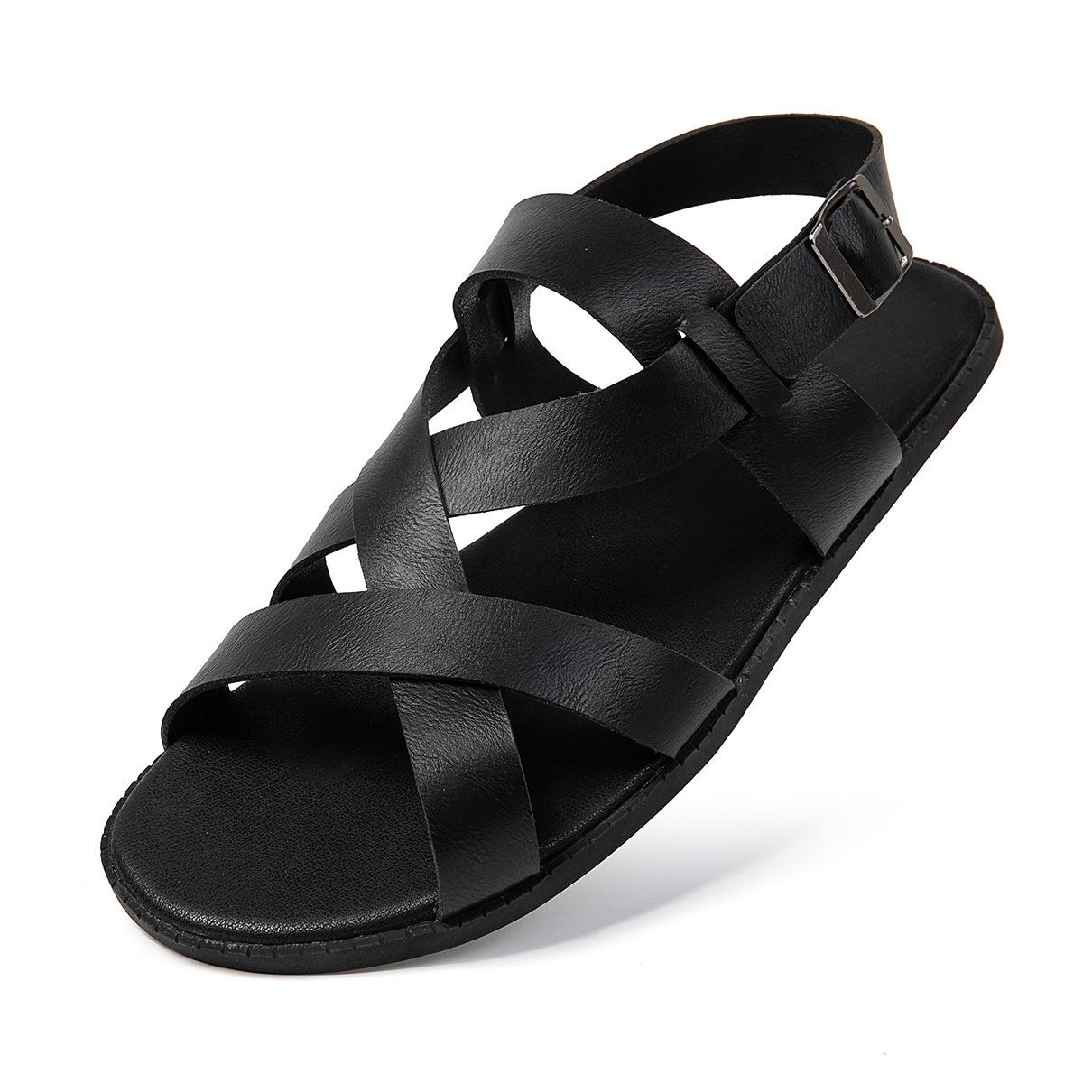 Large Size Non-slip Soft Sole Sandals | One-strap Buckle Design | Lightweight, European Sizes 40-47 EU Size 43 чорний
Large Size Non-slip Soft Sole Sandals | One-strap Buckle Design | Lightweight, European Sizes 40-47 EU Size 43 чорний