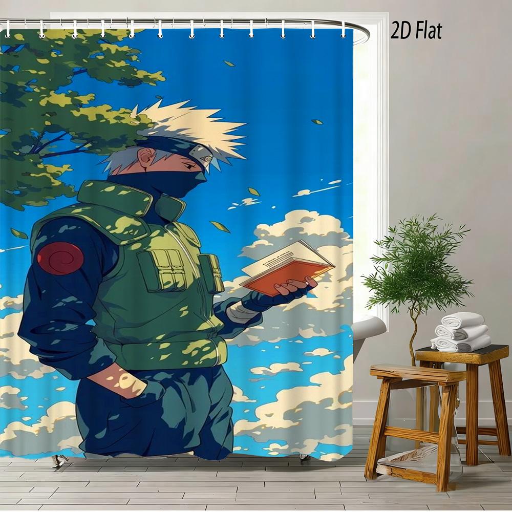 2D плотная шторка для душа с принтом Наруто Аниме Киберпанк Какаши Хатаке в Неоновом Городе, водостойкая, для декора ванной комнаты W60H190(CM)-1 Pcs
2D плотная шторка для душа с принтом Наруто Аниме Киберпанк Какаши Хатаке в Неоновом Городе, водостойкая, для декора ванной комнаты W60H190(CM)-1 Pcs