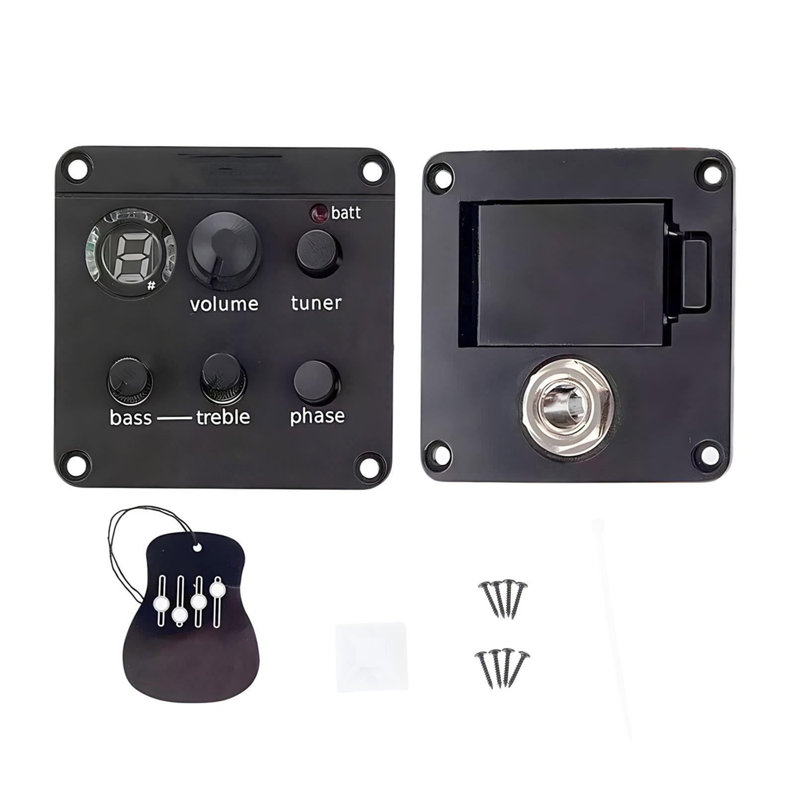 Acoustic Guitar Pickups ISYS+ Onboard Preamp Piezo Pickups with Tuner Volumes Phase Control Guitar Accessories 1
Acoustic Guitar Pickups ISYS+ Onboard Preamp Piezo Pickups with Tuner Volumes Phase Control Guitar Accessories 1