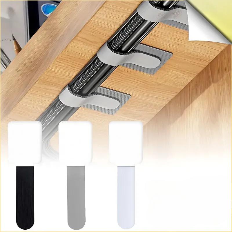 Багаторазові кабельні стяжки Кріпильний дріт Органайзер Тримач шнура для мотузки Самоклеючий регульований органайзер шнура Ремені Керування столом 100PCS сірий
Багаторазові кабельні стяжки Кріпильний дріт Органайзер Тримач шнура для мотузки Самоклеючий регульований органайзер шнура Ремені Керування столом 100PCS сірий