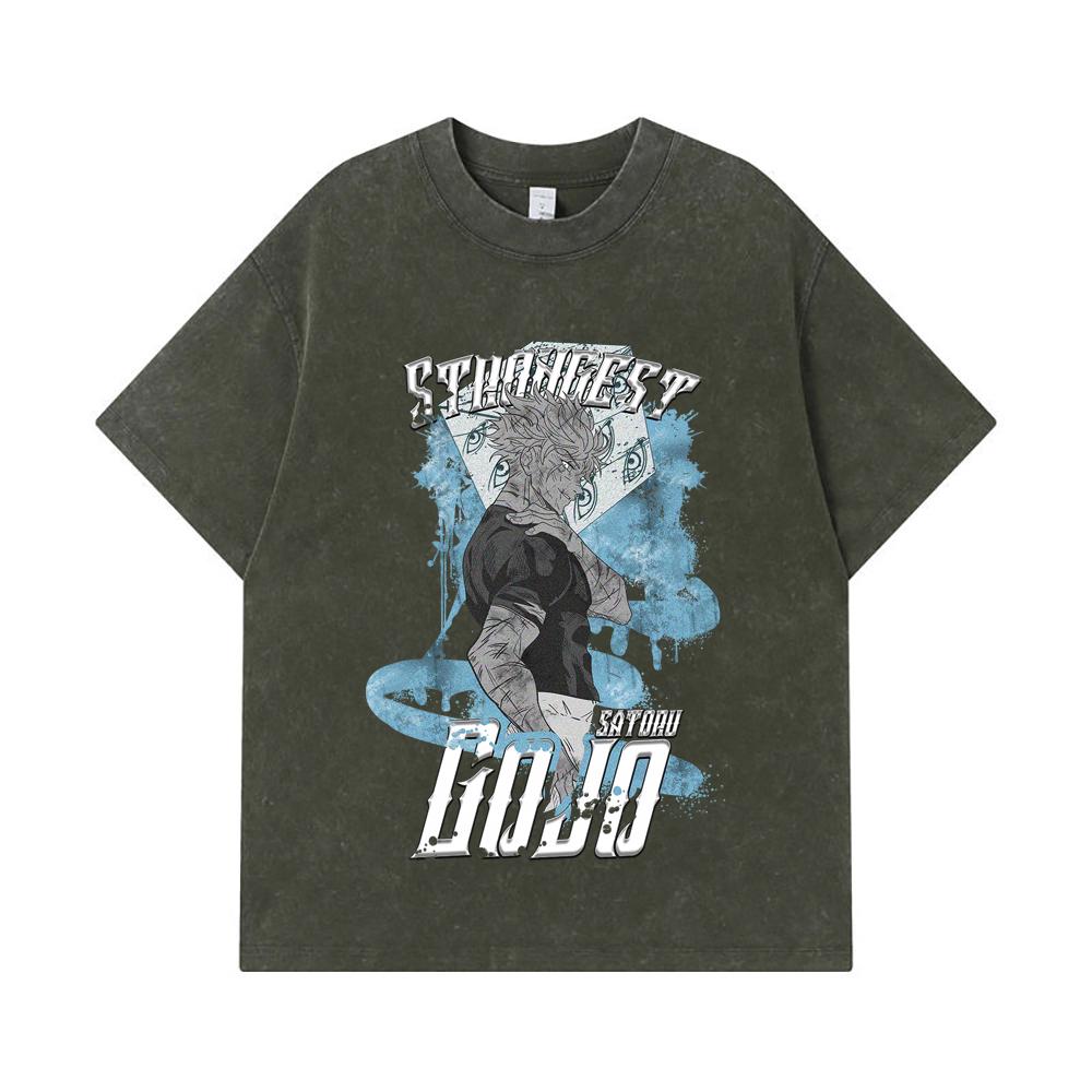 275 GSM Washed T-shirts 100% Cotton Jujutsu Kaisen V22 Gojo Print Unisex Heavy Cotton T Shirt S армия зеленый
275 GSM Washed T-shirts 100% Cotton Jujutsu Kaisen V22 Gojo Print Unisex Heavy Cotton T Shirt S армия зеленый