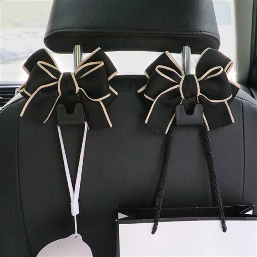 Accessories Bowknot Storage Hooks Storage Hook Headrest Hanger Car Back Seat Headrest Organizer wine red-1Pc
Accessories Bowknot Storage Hooks Storage Hook Headrest Hanger Car Back Seat Headrest Organizer wine red-1Pc