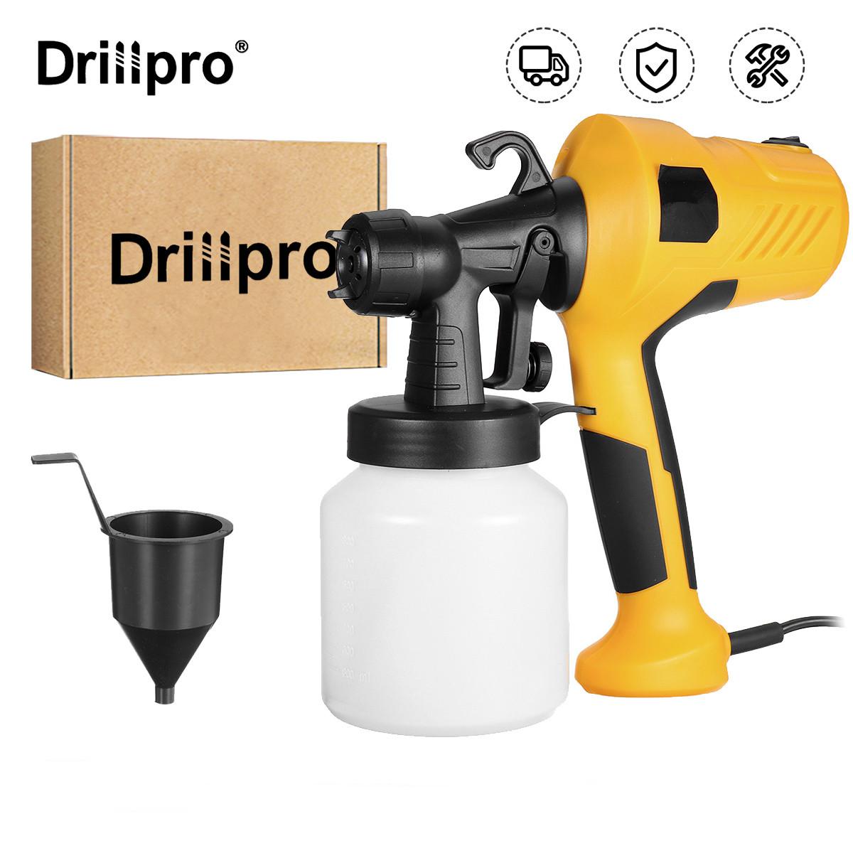 Электрический пистолет-распылитель Drillpro, 700 Вт, размеры сопла 2,5 мм, 800 мл, бытовой электрический распылитель краски, мощная насадка для аэрографа для домашнего распыления, начинающий
Электрический пистолет-распылитель Drillpro, 700 Вт, размеры сопла 2,5 мм, 800 мл, бытовой электрический распылитель краски, мощная насадка для аэрографа для домашнего распыления, начинающий