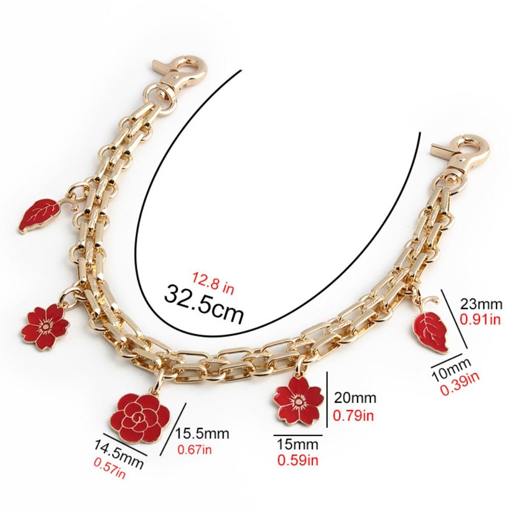 New 3 Styles Bag Chain Replacement Strawberry Handbag Straps Metal Portable Extension Chain
New 3 Styles Bag Chain Replacement Strawberry Handbag Straps Metal Portable Extension Chain