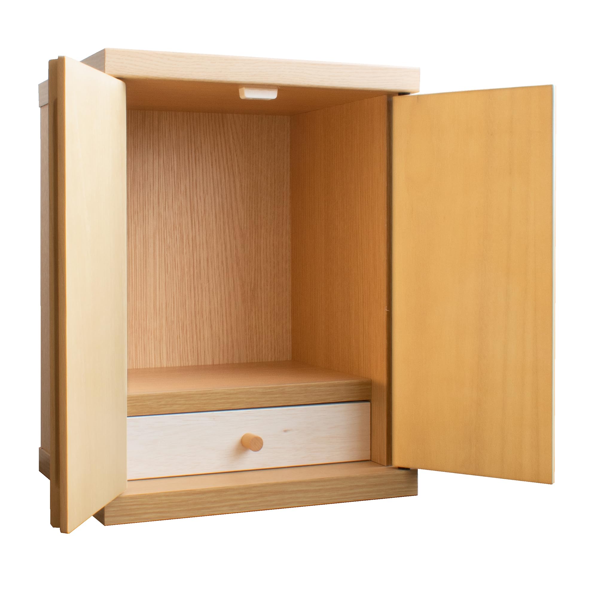 Seki Furniture Nakakei Buddhist Altar, 32cm Wide x 25.5cm Deep x 42cm High, Pet Memorial Box, Natural, Product Number 291920
Seki Furniture Nakakei Buddhist Altar, 32cm Wide x 25.5cm Deep x 42cm High, Pet Memorial Box, Natural, Product Number 291920