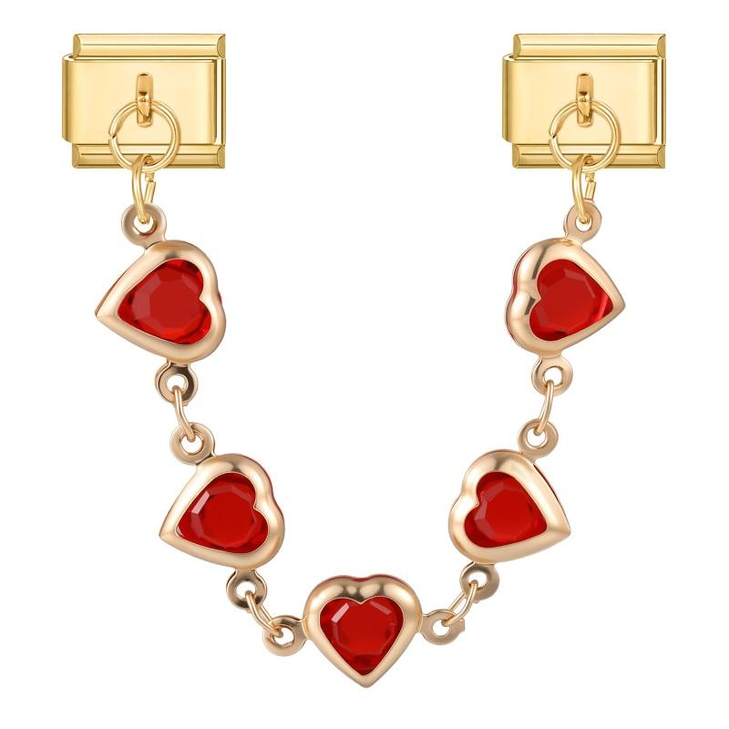 Y2K Gold Color High Quality DIY Italian Charm Bracelet Mount Flowers Heart Cat Ocean Beads 9MM Bracelet Stainless Steel Jewelry
Y2K Gold Color High Quality DIY Italian Charm Bracelet Mount Flowers Heart Cat Ocean Beads 9MM Bracelet Stainless Steel Jewelry