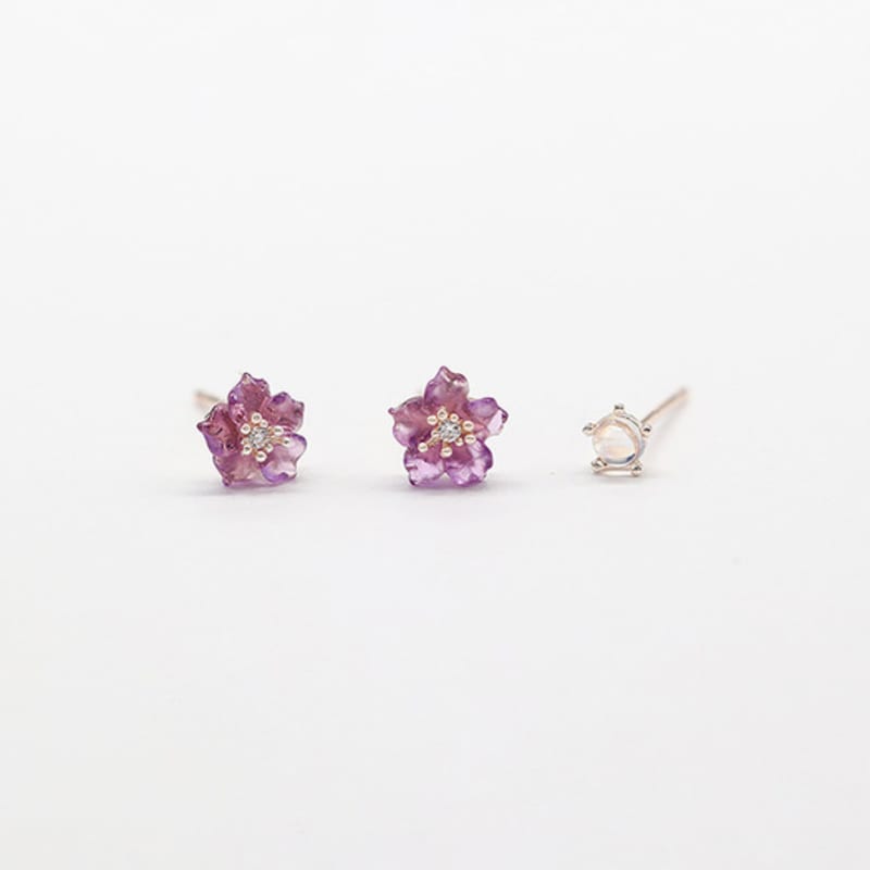 OR D`OR Amethyst Flower Earrings baby pink
OR D`OR Amethyst Flower Earrings baby pink