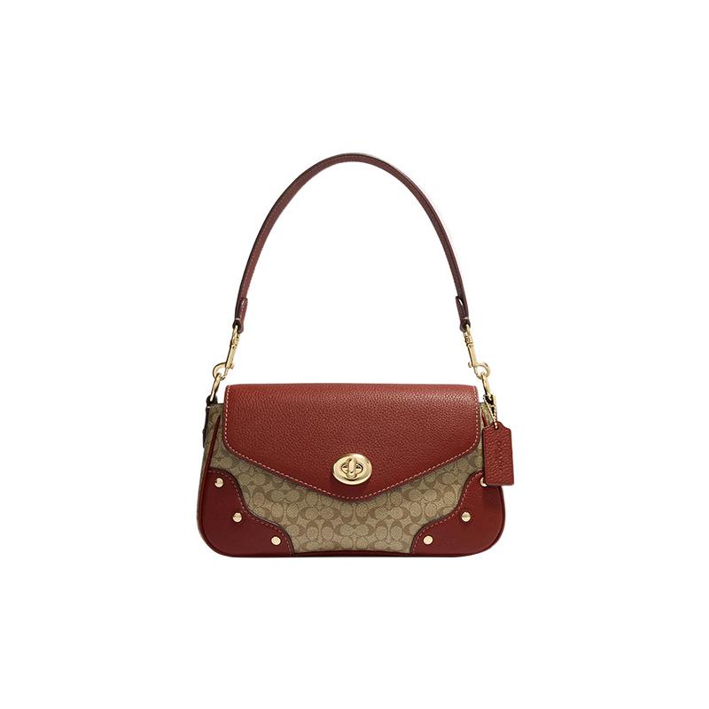 COACH shoulder bag Millie 27 Classic Presbyopia Turnlock Closure Icon Coated Canvas with Fine Pebbled Leather Hand-held Large Women s Khaki коричневий
COACH shoulder bag Millie 27 Classic Presbyopia Turnlock Closure Icon Coated Canvas with Fine Pebbled Leather Hand-held Large Women s Khaki коричневий