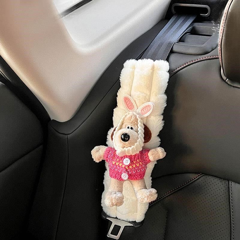 Guli Nair Cute Dog Car Seatbelt Shoulder Pad Cute Protective Cover High-End Creative Decoration New Year Gift Rabbit Ears Pink Dog - 1 Furry Shoulder Pad
Guli Nair Cute Dog Car Seatbelt Shoulder Pad Cute Protective Cover High-End Creative Decoration New Year Gift Rabbit Ears Pink Dog - 1 Furry Shoulder Pad